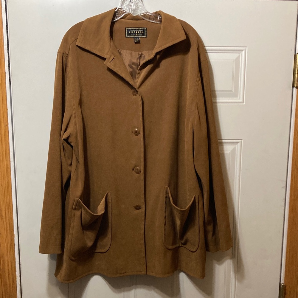 Express Women's Coat with Patch Pockets 13/14